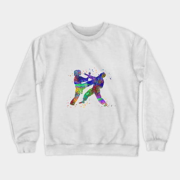 Taekwondo Crewneck Sweatshirt by RosaliArt